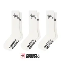 S/DOUBLE【新品/タグ付/正規品】即発可能⭐︎3足セット靴下