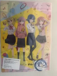 ぼっち・ざ・ろっく！　カレーメシクリアファイル　りょう缶バッジ付き