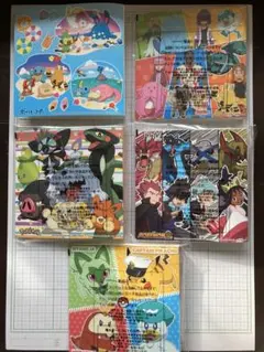 ポケモン デコキャラシールホルダー 5個セット