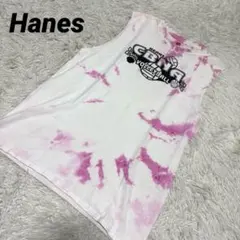 Hanesヘインズ　タイダイ柄　ノースリーブシャツ　タンクトップのサムネイル