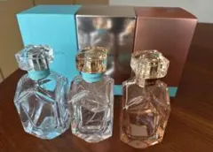 ティファニー香水空瓶 3本セット ローズゴールド インテンス 75ml 他