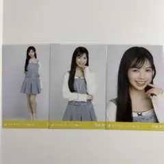 乃木坂46 生写真 長嶋凛桜 デニムワンピ コンプ