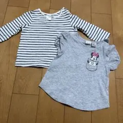 ミニー ポケット付き半袖Tシャツ セット