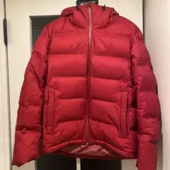 赤 フード付き ダウンジャケット　Mサイズ