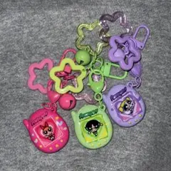 パワーパフガールズ たまごっち キーホルダー3個セット