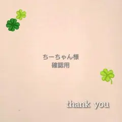 ちーちゃん様　専用ページ