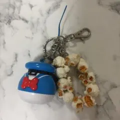 ディズニー ドナルドダック ポップコーンケース キーホルダー Disney