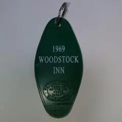 MOTELモーテルキーリングホルダー1969WOODSTOCKグリーン緑レプリカ