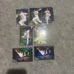 プロ野球チップス　サイン付き5枚　おまけ