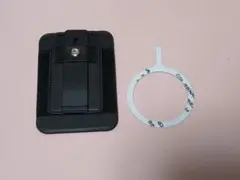 新品 MagSafe対応 カードケース フィンガーストラップ付き ブラック