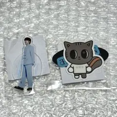 TXT カプセルトイ ミニアクスタ テヒョン ダゴニャン ステッカー