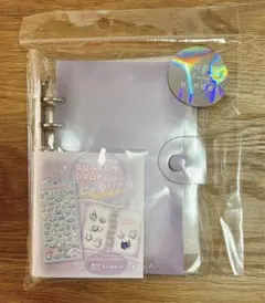 クーリア公式　ボンボンドロップ　透明シールバインダー