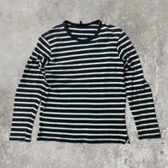 00s old uniqlo ボーダーロンT y2k cityboy 短丈