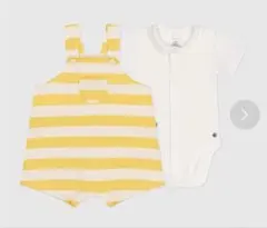 【極美品】プチバトー★ロンパース2点セット