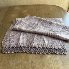 ストール 着物 パープル　美品