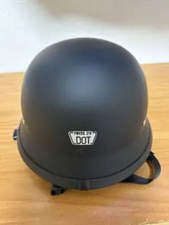 新品ナチヘル ハーフダックテール マットブラック ナチスヘルメット L