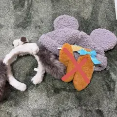 ディズニー 、ユニバカチューシャセット