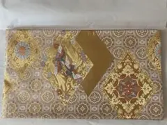 金色の鶴刺繍 袋帯