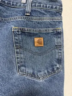 Carhartt インディゴブルーデニム　革タグのサムネイル