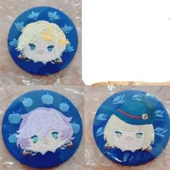 ポムフィオーレ寮 ツムツム 刺繍缶バッジ