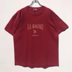 70s　USA製　R&T　ビンテージ　Tシャツ　マリーンズ　海兵隊　海軍　刺繍のサムネイル