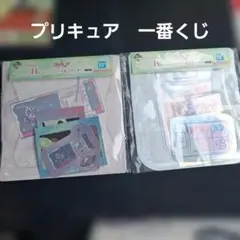 プリキュア　一番くじ　H賞　ジッパーバッグ&ステッカー　2種類　セット