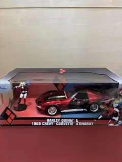 新品JADA 1/24 ハーレクイーン コルベット スティングレイ1969のサムネイル