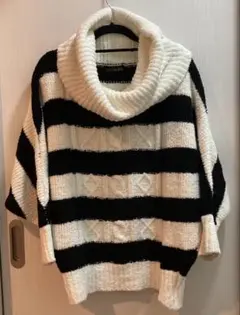 CECILMcBEE✨セシルマクビー✨ボーダー タートルネック ニット セーター