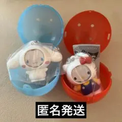 サンリオキャラクターズ フォトフレームマスコット シナモロール ハローキティ