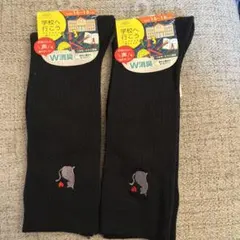 オカモト　ワンポイント　ソックス　猫ちゃん