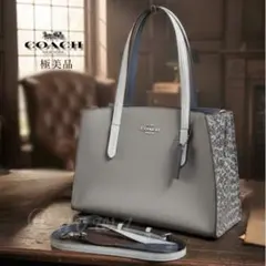 COACHコーチ ショルダーハンドバッグ 2way チャーリーキャリーオール28