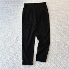 メイソングレイ クロップドパンツ テーパード 黒 0 XS ストレッチ テンセルのサムネイル