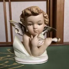 陶器製 天使の像 羽根付きのサムネイル