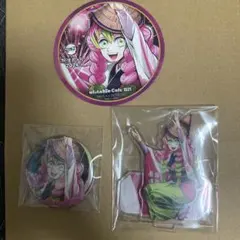 鬼滅の刃 阿波踊り アクリルスタンド 缶バッジ 甘露寺蜜璃