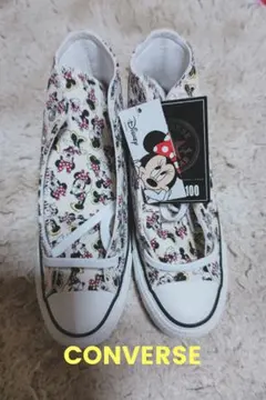 【新品】CONVERSE オールスター ハイカットミニースニーカー 23.5cm