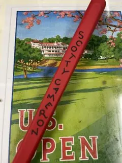 Scotty Cameron パターグリップ レッド　プルアウトのサムネイル