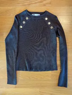 ZARA　カットソー（カーキ）