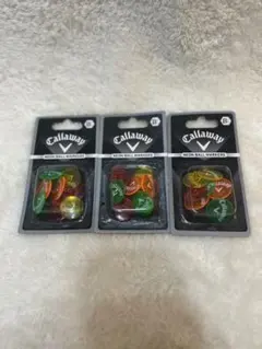 キャロウェイ ゴルフマーカー ネオンカラー 8個入 Callaway 3個セットのサムネイル