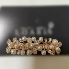 ヘアーバレッタ　結婚式　入学式　お呼ばれ