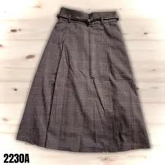 ROPE PUCNIC ロペピクニック ブラウン プリーツスカート 2230