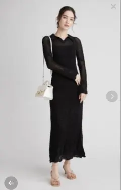 【美品】CELFORD ニットロングワンピース