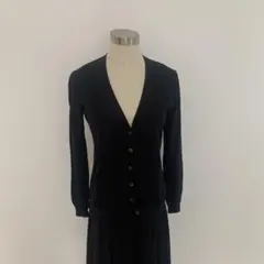 UNIQLO ブラック ロングカーディガン 長袖Mサイズ