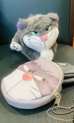 ディズニー　シンデレラ　ルシファー ペンケース　エコバッグ ポーチ付き セット