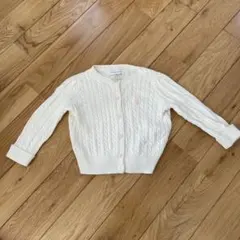 ラルフローレン カーディガン 18M ホワイト