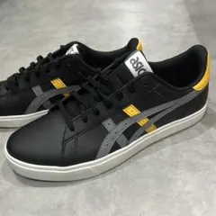 【未使用】asics アシックス CLASSIC CT 黒 黄色 27.5cm