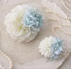 親子ペアコサージュ　週末限定プライス　入学　卒業　フォーマルコサージュ⭐︎