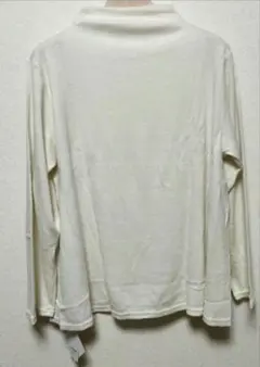 発熱素材　防寒素材　静電気抑制　モックネック長袖Tシャツ　レディース