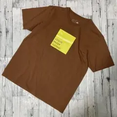 LOGOS ロゴス コットン 綿 半袖Tシャツ Lサイズ ブラウン ロゴプリントのサムネイル