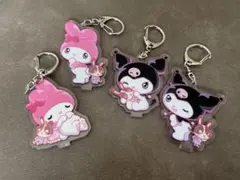 マイメロディ クロミ　アクリルキーホルダー 4個セット