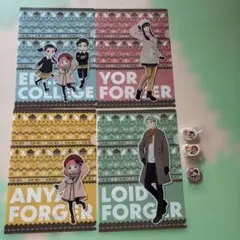 SPY×FAMILY くら寿司 コラボ クリアファイル 缶バッジ セット